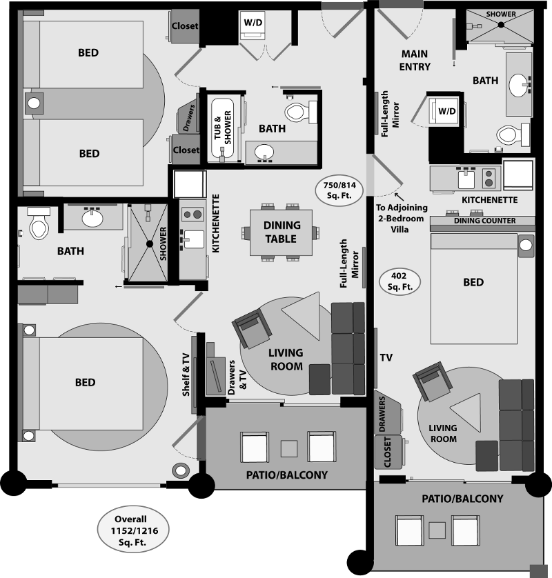 Sunset Bay - Three Bedroom Sunset Bay - Three Bedroom