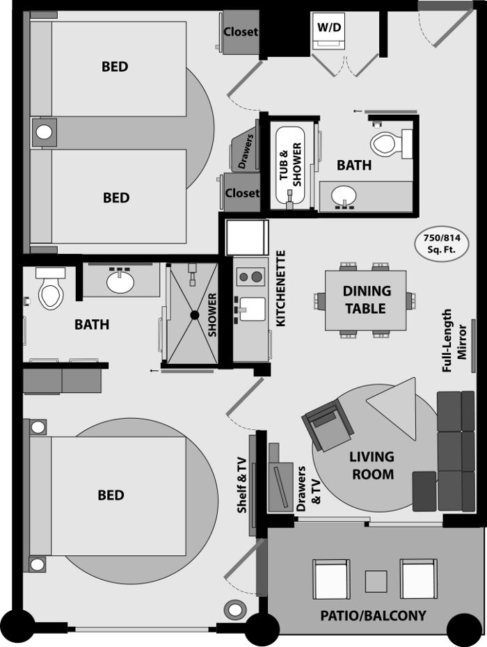 Sunset Bay - Two Bedroom Sunset Bay - Two Bedroom